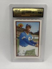 1989 Bowman Ken Griffey, Jr. Rookie RC #220 Mariners Graded Gem Mint 10💎