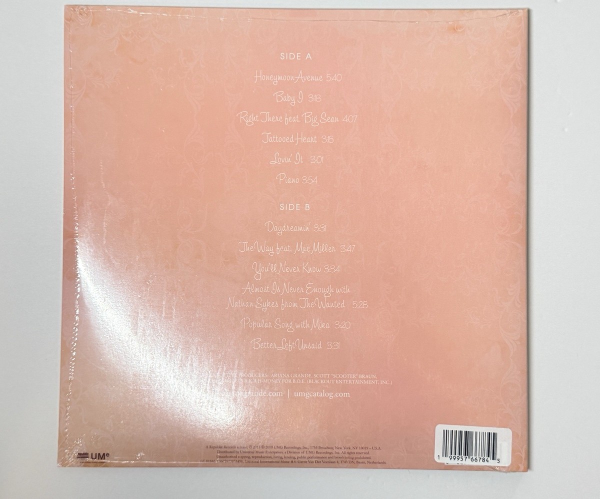ARIANA GRANDE ETERNAL SUNSHINE TOUR EXCLUSIVE YOURS TRULY PINK