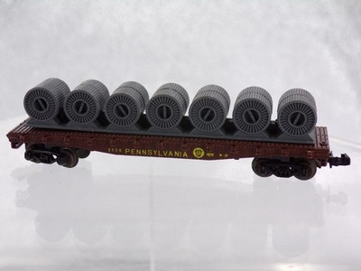 Lima container flat wagon N scale with drum load                            1R24
