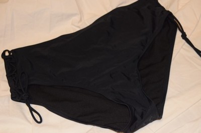 Xhilaration Black Swim Briefs, Size 24W/26W