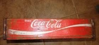OLD USED VINTAGE 1971 COCA COLA Wooden Soda Pop Crate Carrier COKE Wood Box Case