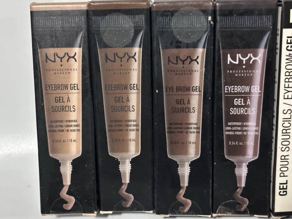 7X Lot NYX EYEBROW GEL WATERPROOF #EBG01 BLONDE #EBG02 BRUNTTE #EBG03, #EBG04 ++ - Image 4 of 4