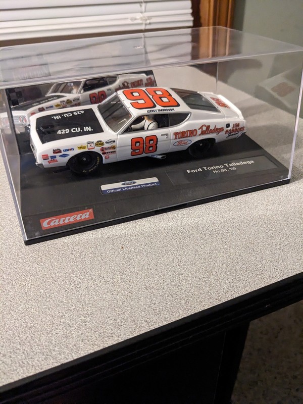 Carrera Evolution Ford Torino Talladega #98 1969 1:32 Slot Car Used w/ Case