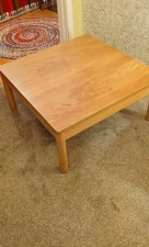 Ercol Vintage Square Coffee Table, Elm and Beech
