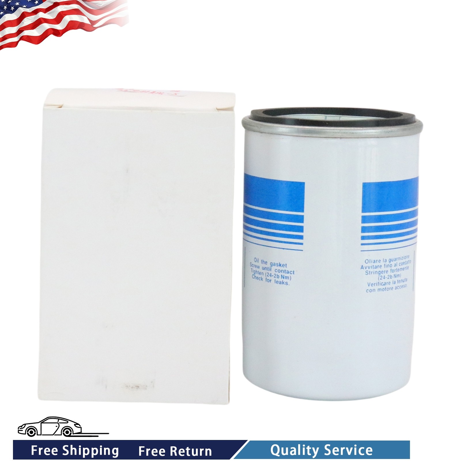 Lamborghini Aventador Oil filters 4 pcs P/N 07M115561B
