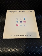 LIME - SAY YOU LOVE ME - 12" Remix VINYL (open shrink wrap) like new