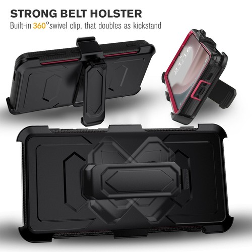 For Samsung Galaxy S25 Plus/Ultra S25+ Rugged Case Heavy Duty Cover / Belt Clip - Picture 10 of 63