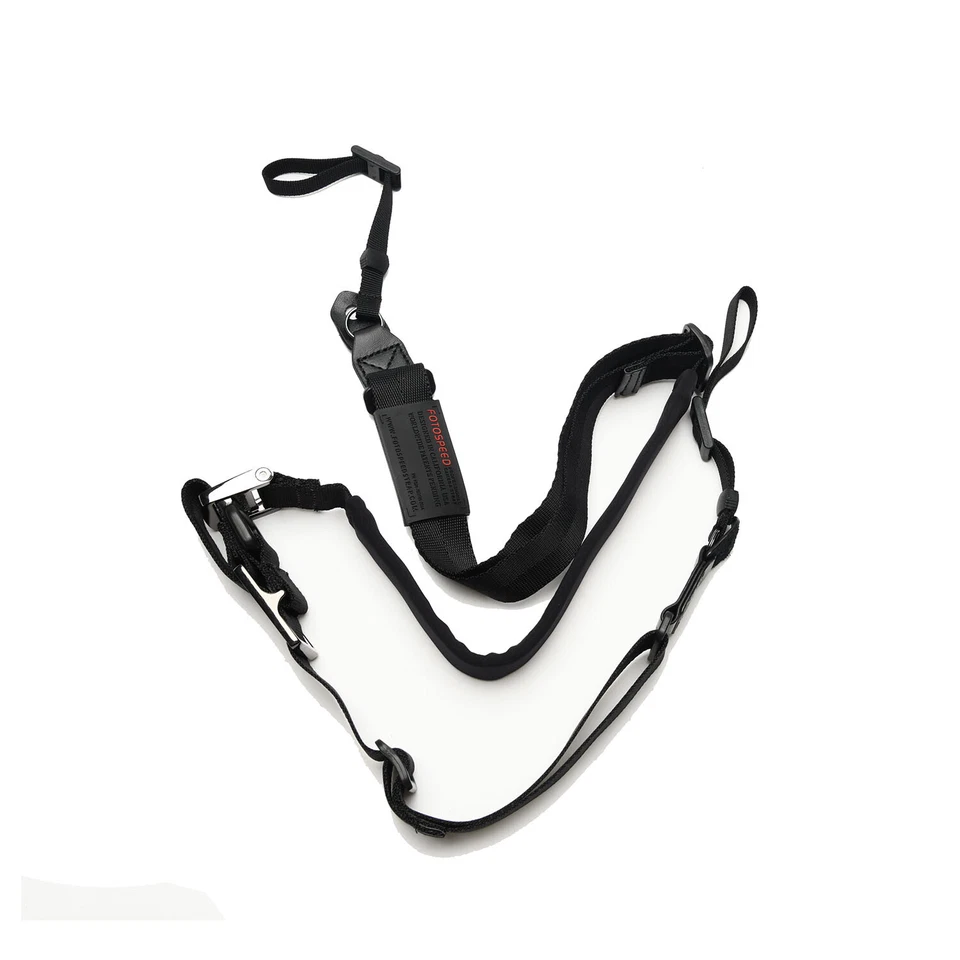 Correa de cámara GGS F9 negra con un solo hombro para colgar el cuello para cámara SLR sin espejo Foto 3 de 4