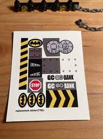 LEGO Batman Batmobile 7781 Stand / Gate Only Great 9/10 Condition w/ Stickers