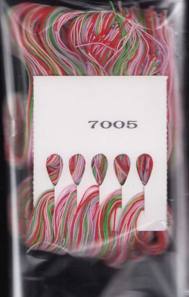 Lot of Christmas Candy Taffy Threads 150 yards Floss Cross Stitch Embroidery - Image 3 of 3