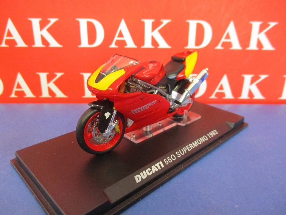 Die cast 1/24 Modellino Moto Ducati 550 Supermono 1993 - Immagine 2 di 4