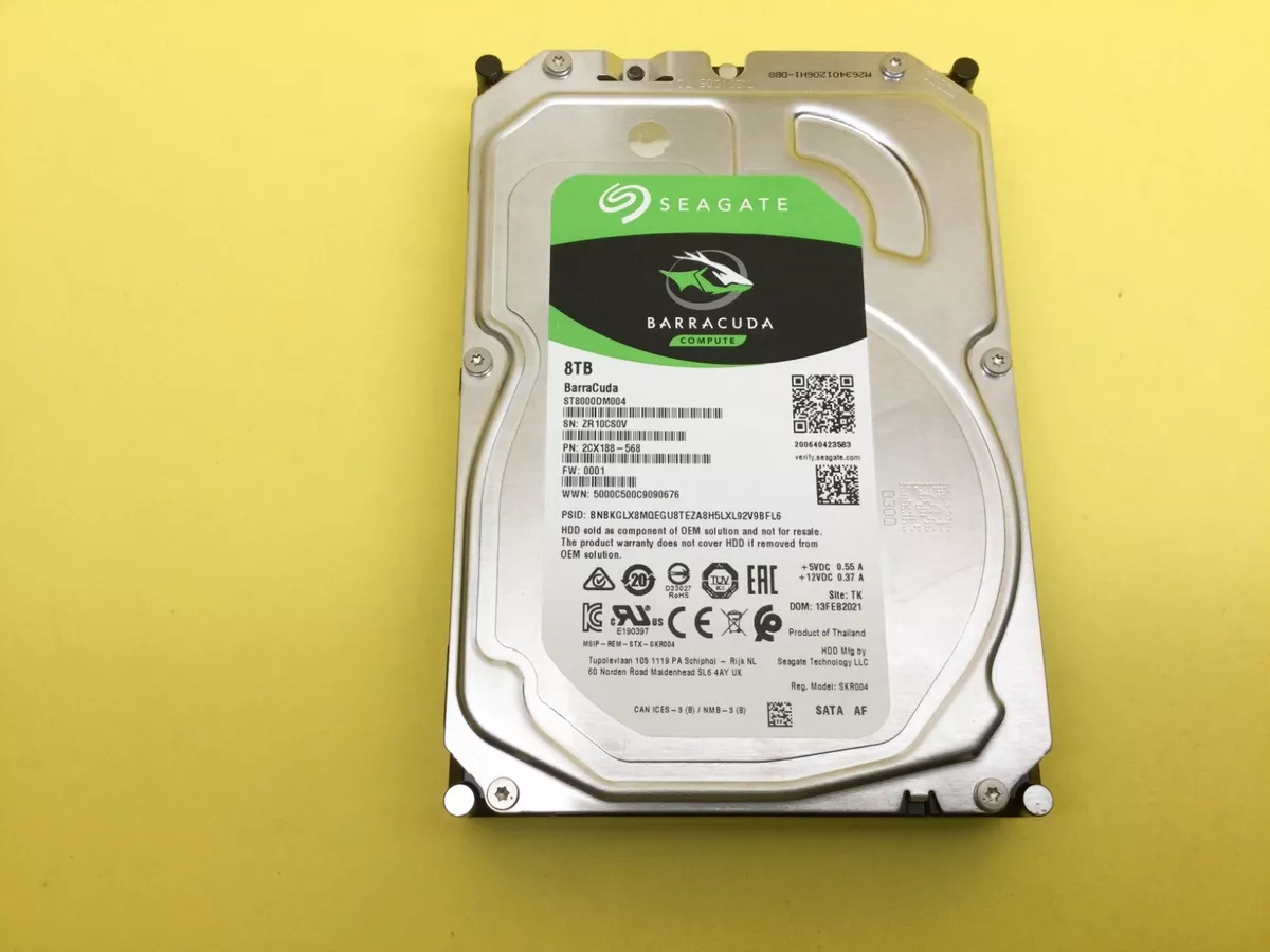 HDD 8TB 1台 ST8000DM004 (3.5インチ)-