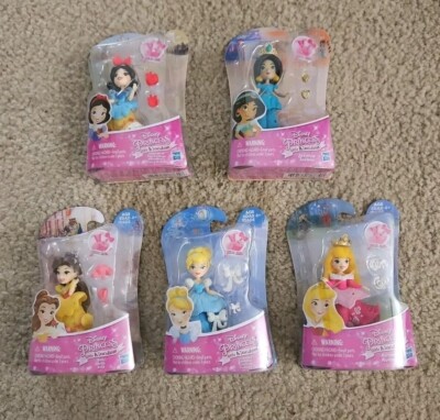 NEW DISNEY PRINCESS LITTLE KINGDOM LOT OF 5 CINDERELLA BELLE SNOW WHITE ...