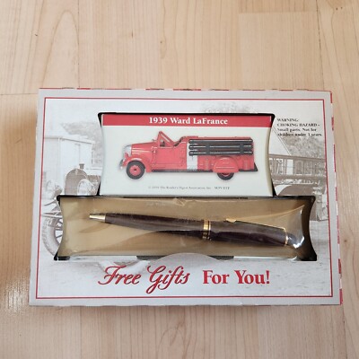 Vintage Reader's Digest Die Cast 1939 Ward LaFrance Fire Truck - Unopened