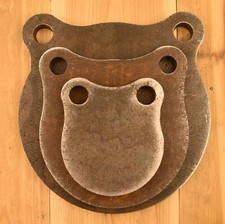 1/2" AR500 Shooting Targets 4" 6" 8" Gongs Set of THREE