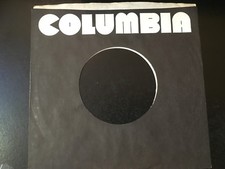 COLUMBIA RECORD COMPANY SLEEVE for 7" Vinyl VG 