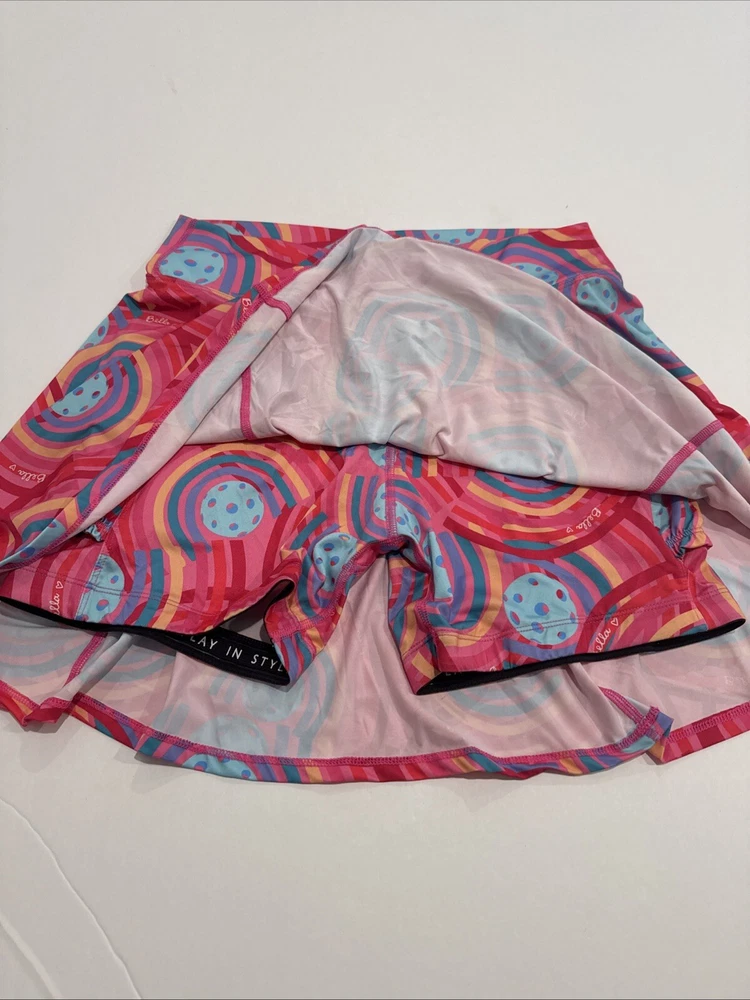 Pickleball Bella Large Skort Pink Pickle Ball
