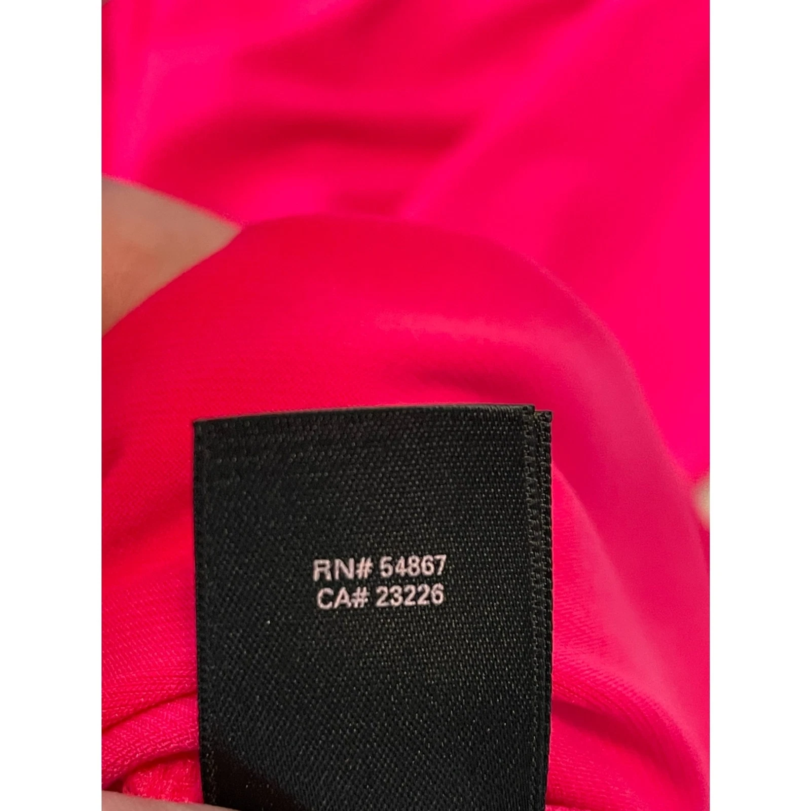 UNDERCOVER Abito a tracolla Victoria's Secret dettaglio arricciato rosa taglia M