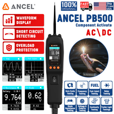 Digital Automotive Car Electrical Power Probe Circuit Tester Test Device System