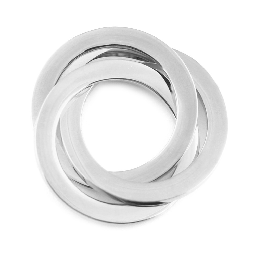 Engravable Name Interlocking Ring Necklace – Mill Rock East Engravable Name Interlocking Ring Necklace – Mill Rock East