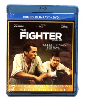 The Fighter Blu Ray + DVD New Mark Wahlberg Christian Bale Paramount 2010