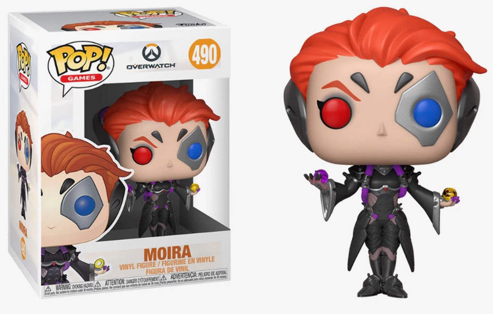 Funko POP! Games: Overwatch - Moira (Damaged Box) #490