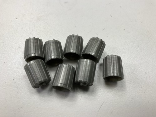 Oro-tek 1050-5000 Gray Valve Stem Caps - 96 PACK - Picture 2 of 3