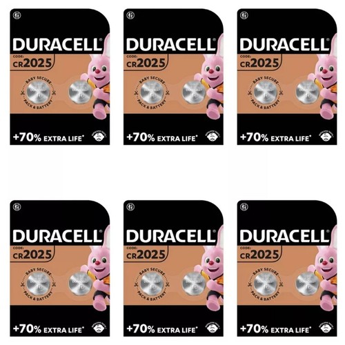 Duracell CR2025 3V Lithium Coin Cell Battery DL2025 BR2025 - Toys Car Keys Fobs - Picture 11 of 12