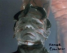 KENNETH CRANHAM - Channard Cenobite in Hellraiser 2 Hellbound - hand signed 10 x