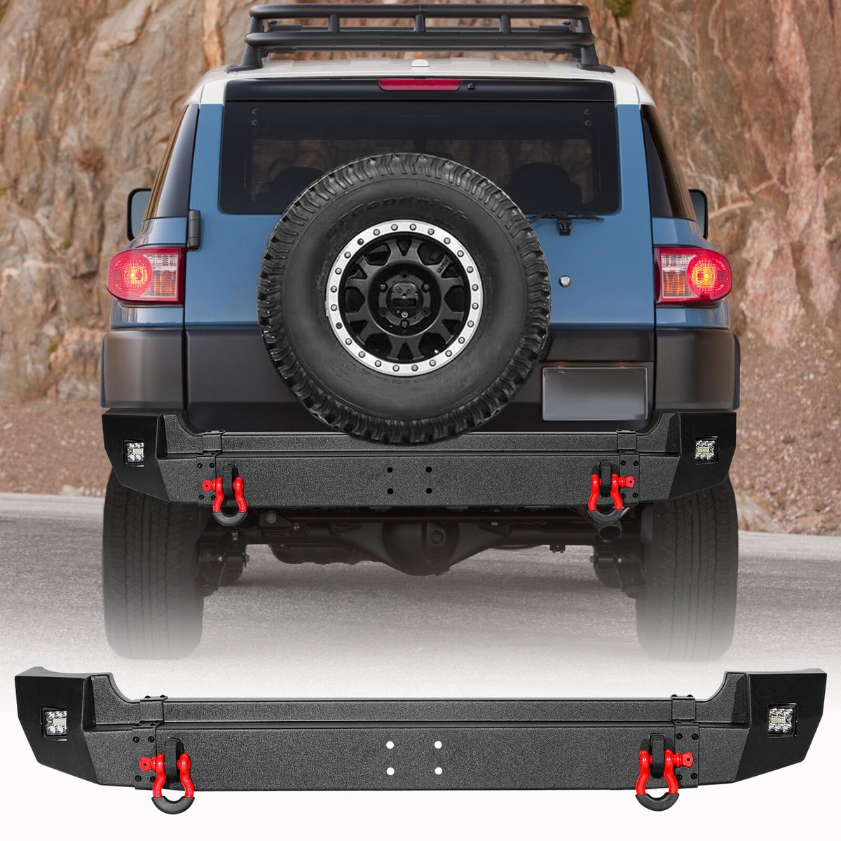 ARB Rear Bumper トヨタ　FJクルーザー ARB 5620010B Rear Bumper Toyota FJ Cruiser 2007-2014 Black
