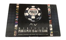 World Series Of Poker Wireless Plug and Play 15-in-1 TV Game New