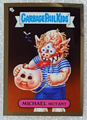 201A MICHAEL MUTANT 2022 GPK Garbage Pail Kids Chrome Series 5