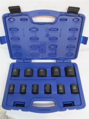 Carlyle 61-0323, 1/2'' to 1-1/8'' Standard Impact Socket Set, 8 Pt, 1/2'' Dr, 11pc