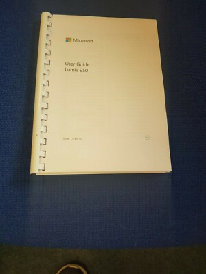 MICROSOFT LUMIA 950 KOMPLETT GEDRUCKTE BEDIENUNGSANLEITUNG BEDIENUNGSANLEITUNG 136 SEITEN