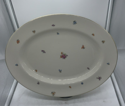 Vintage Pickard Floral Chintz 3004 15 1/4'' Oval Serving Platter