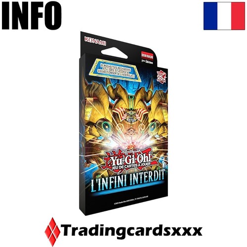 Yu-Gi-Oh! Pack De 3 Boosters L'Infini Interdit - Version Française - Cartes à Collectionner