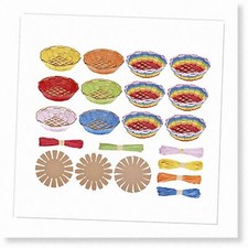 WeaveCraft Kids' Basket Kit: Introductory Sewing  Creative Woven Bowl Set - Eng