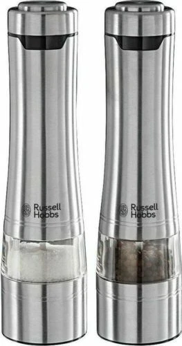 Russell Hobbs Stainless Steel Salt & Pepper Shakers & Mills
