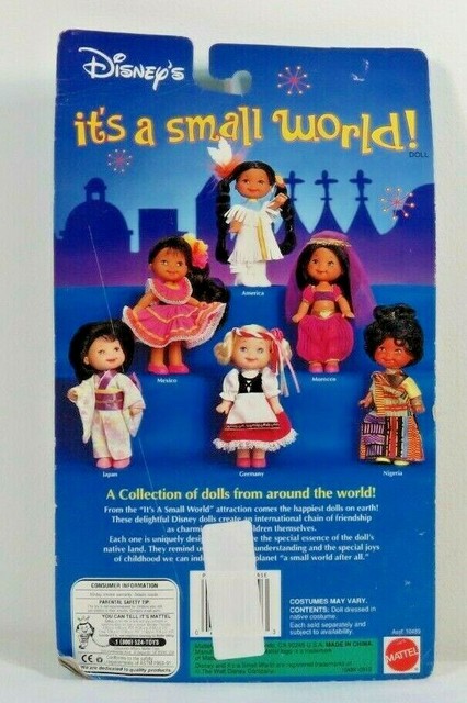 Set Of 2 It S A Small World Disney Morocco And America Doll 1993 For Sale Online Ebay