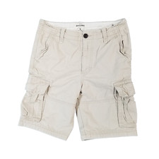 Abercrombie  Fitch cargo shorts Youth 16 30x9 beige heavy cotton urban grunge