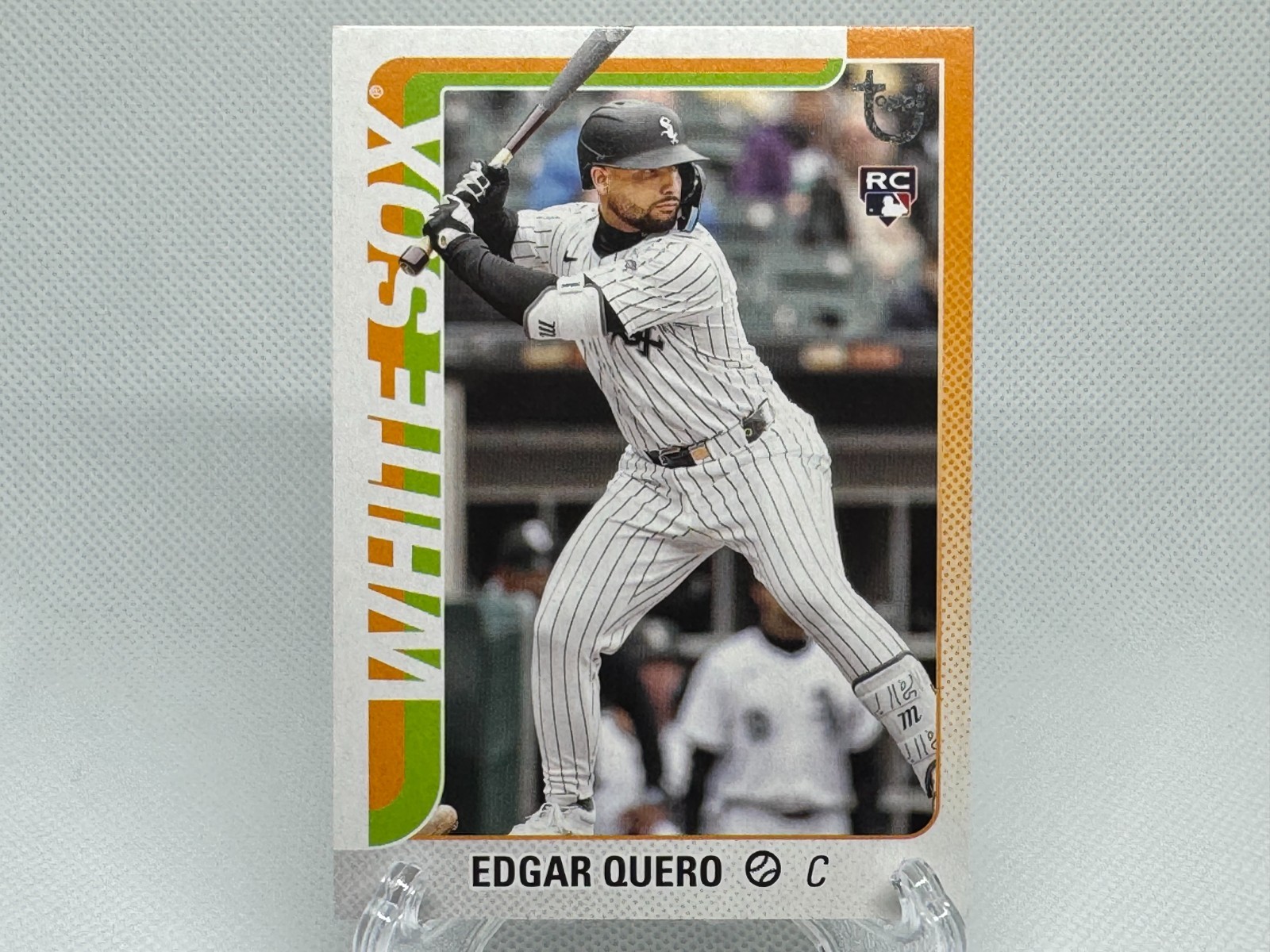 2025 Topps Update #US145 Edgar Quero Vintage Stock 4/99 White Sox