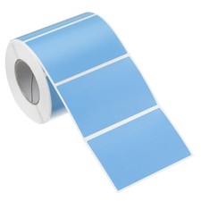 500Pcs Rectangular Color Coding Labels, 3"x2" Labels Sticker Roll, Light Blue