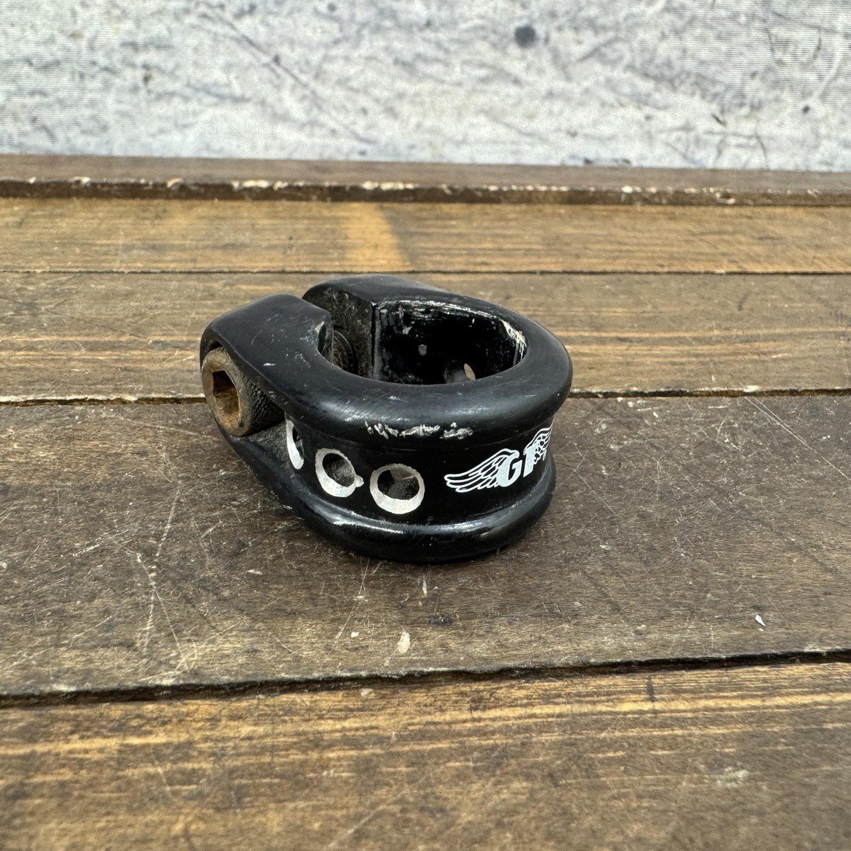 Vintage GT BMX Seat Post Clamp Wing Performer Holey Old School