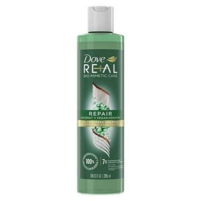 Dove RE+AL Bio-Mimetic Care Shampoo For Damaged Hair Repair Coconut + Vegan...