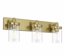Aipsun Gold Vanity Light 3 Lights Bathroom Vanity Lighting Fixtures