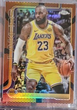 Lebron James Orange Refractor Card Prices | Lebron James Orange