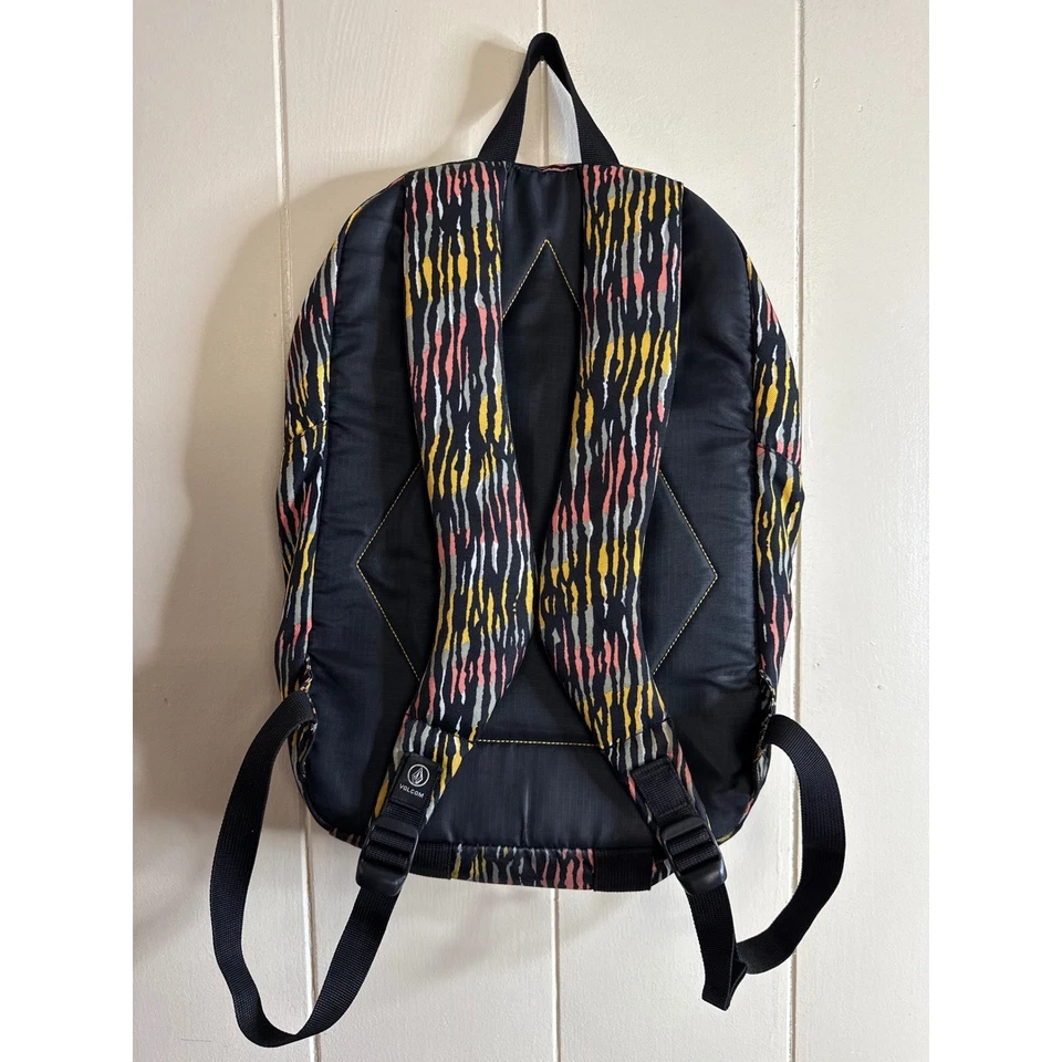 Volcom Stone Company 背包男式多色条纹书包菠萝 — 第 3/4 张图片