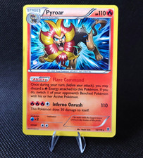 Pyroar 12/119 Phantom Forces (2014) Holo Rare Pokémon Card LP-MP