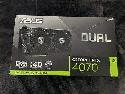 Asus Dual GeForce RTX 4070 12GB GDDR6X VRAM Graphics Card - (DUAL-RTX4070-12G)