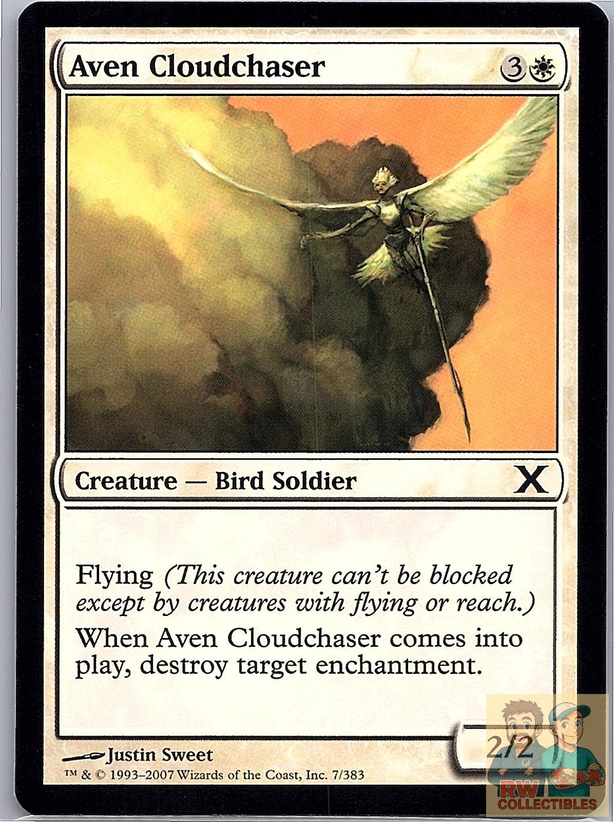Aven Cloudchaser 7 Common 10th Edition Magic: The Gathering Lightly Played